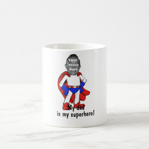 Personalized "My Dad is My Superhero!" Mug