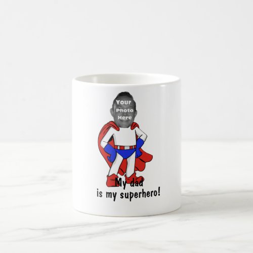 Personalized My Dad is My Superhero Mug