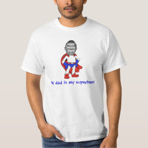 Personalized "My Dad is My Superhero!" Shirt