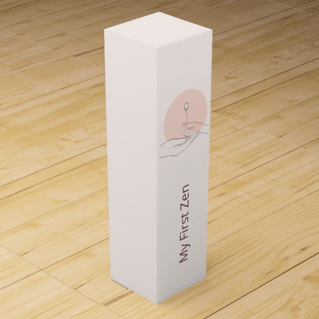 Personalized My First Zen Wine Gift Box  (Front)