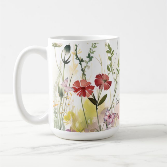 Personalized Mystic Butterfly Mug (Left)