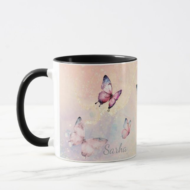 Personalized Mystic Butterfly MugMug Mug (Left)