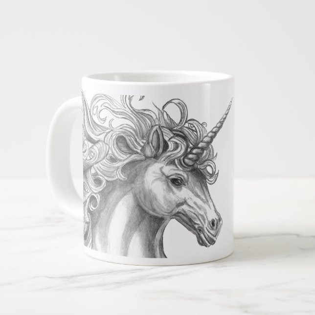 Personalized Mythological Unicorn Mug (Front Left)