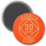Personalized Na Narcotics Anonymous 30 Days Clean Magnet at Zazzle