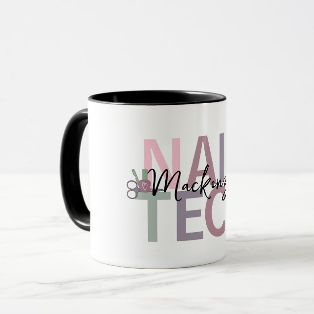 Personalized Nail Tech Mug (Front Left)