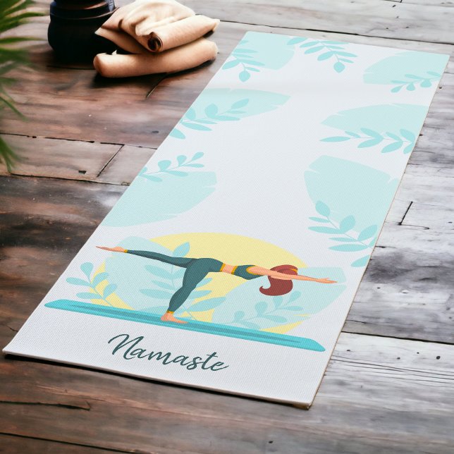 Personalized Namaste Design - Custom Fitness &  Yoga Mat (Creator Uploaded)