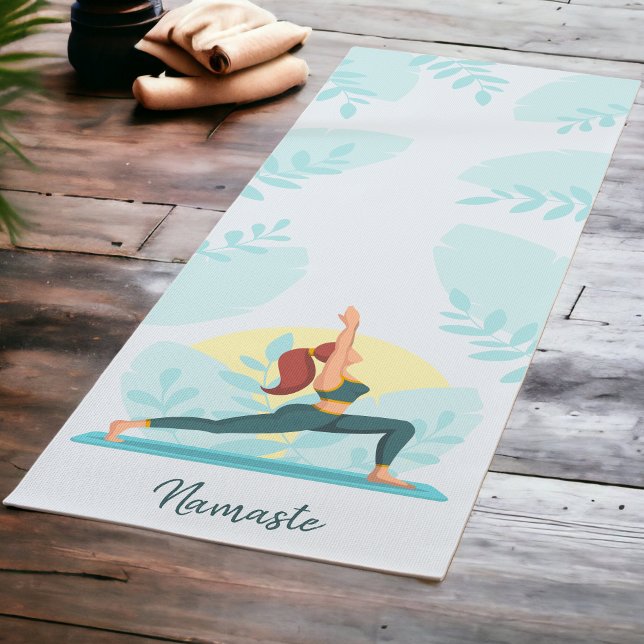 Personalized Namaste Design - Custom Fitness &  Yoga Mat (Creator Uploaded)