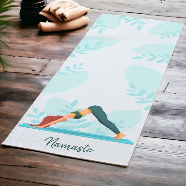 Personalized Namaste Design - Custom Fitness &  Yoga Mat (Creator Uploaded)