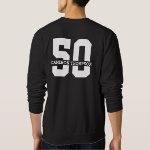 Personalized Name 50th Birthday Modern  Sweatshirt