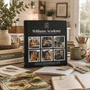 Personalized Name 6 Photo Homeschool Binder