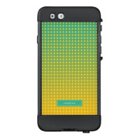 Personalized Name Abstract Color Blend Citrus LifeProof NÜÜD iPhone 6 Case