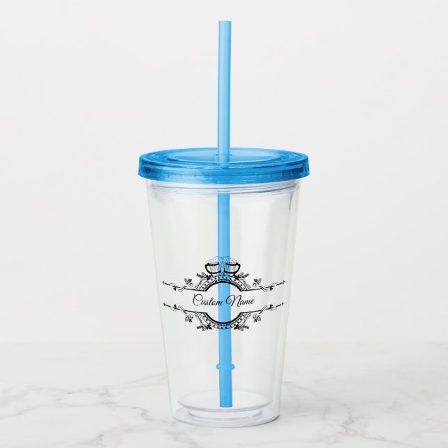 Personalized Name Acrylic Travel Tumbler (Front)
