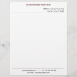 Personalized Name Address Info Colors Letterhead<br><div class="desc">Custom Colors and Font - Personalized Your Business Letterhead - Add Your Name - Company / Address / Contact Information / or Logo - Image - photo or QR Code / more - Resize and move or remove and add elements / image with Customization tool - Choose font / size...</div>