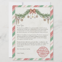 Personalized name & address Letter from santa