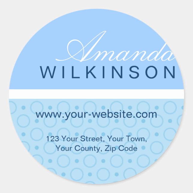 Personalized Name & Address Stickers (Front)