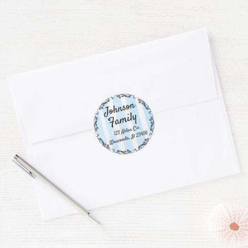 Personalized Name and Address Stickers Zazzle
