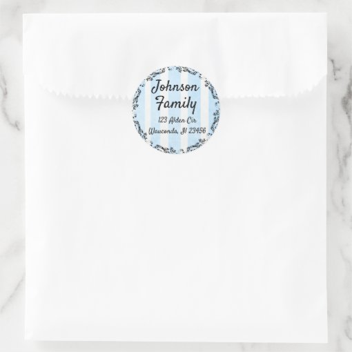 Personalized Name and Address Stickers Zazzle