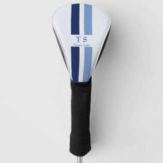 Personalized name and initial golf head cover