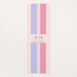 Personalized name and initial yoga mat