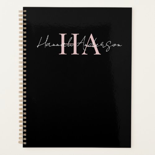 Personalized Name and Initials Appointment Book Planner