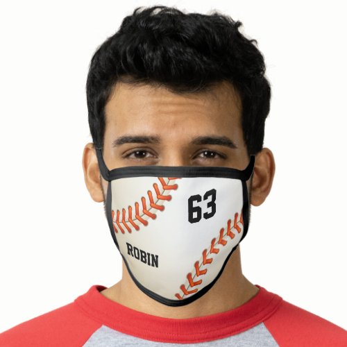 Personalized Name and Number Custom Baseball Face Mask
