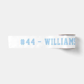 Personalized Name and Number Homecoming Satin Ribbon