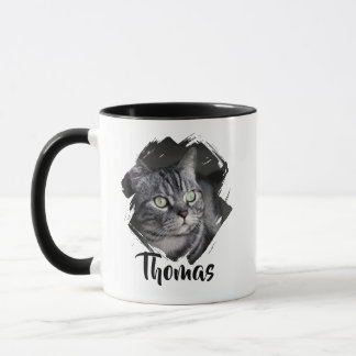 Personalized Name and Photo Pet Modern Mug