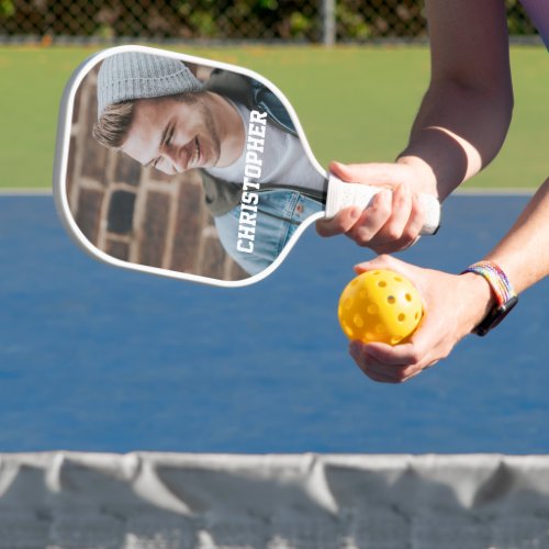 Personalized Name and Photograph Pickleball Paddle