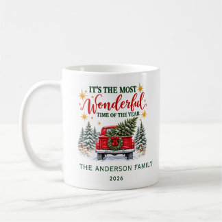 Personalized name and year Christmas  Coffee Mug