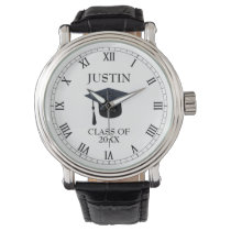 Personalized Name and Year Tassel Graduation Watch