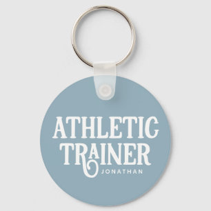 Personalized Name Athletic Trainer AT Keychain