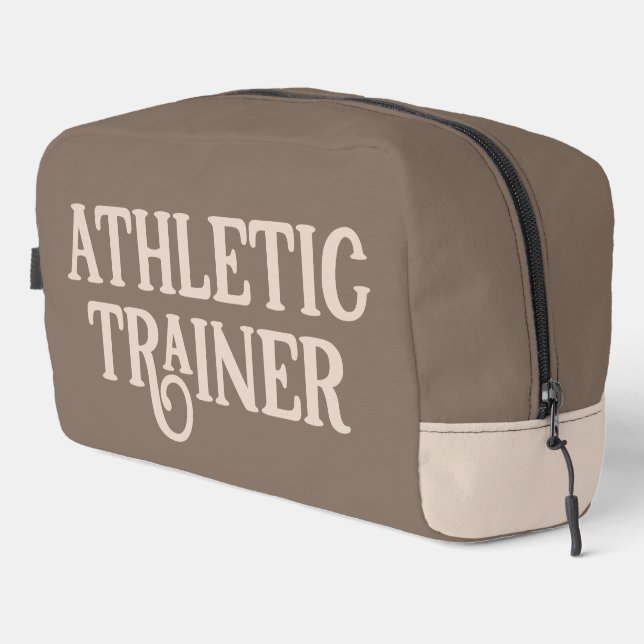 Personalized Name Athletic Trainer Dopp Kit (Right Corner)
