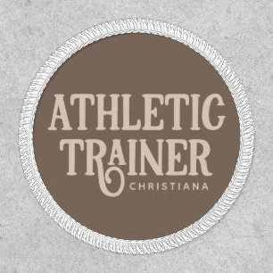 Personalized Name Athletic Trainer Patch