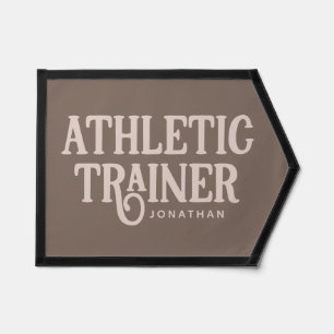 Personalized Name Athletic Trainer Pennant