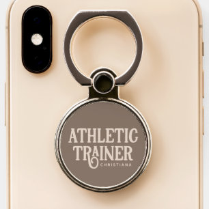 Personalized Name Athletic Trainer Phone Ring Stand
