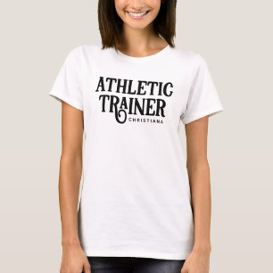Personalized Name Athletic Trainer T-Shirt