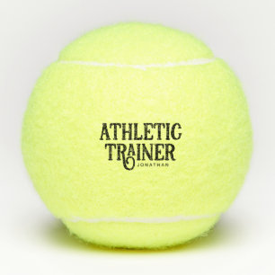 Personalized Name Athletic Trainer Tennis Balls