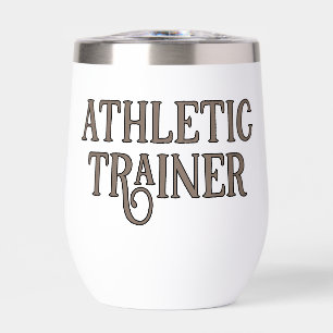 Personalized Name Athletic Trainer Thermal Wine Tumbler