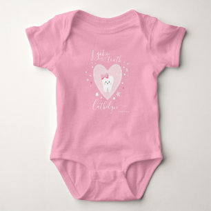 Personalized Name Baby Girl First Tooth Outfit Bab Baby Bodysuit