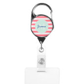 Personalized Name Badge Holders with Initials (Front)