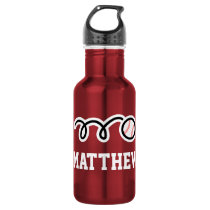 Personalized name baseball sports water bottle Personalized name baseball sports water bottle