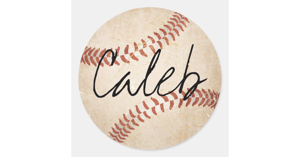 Baseball Ball Stickers, Zazzle