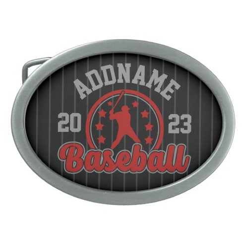 Personalized NAME Baseball Team Player Game Belt Buckle