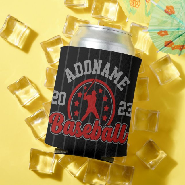 Personalized NAME Baseball Team Player Game Can Cooler (In Situ Summer)
