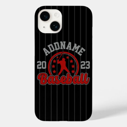 Personalized NAME Baseball Team Player Game Case_Mate iPhone 14 Case