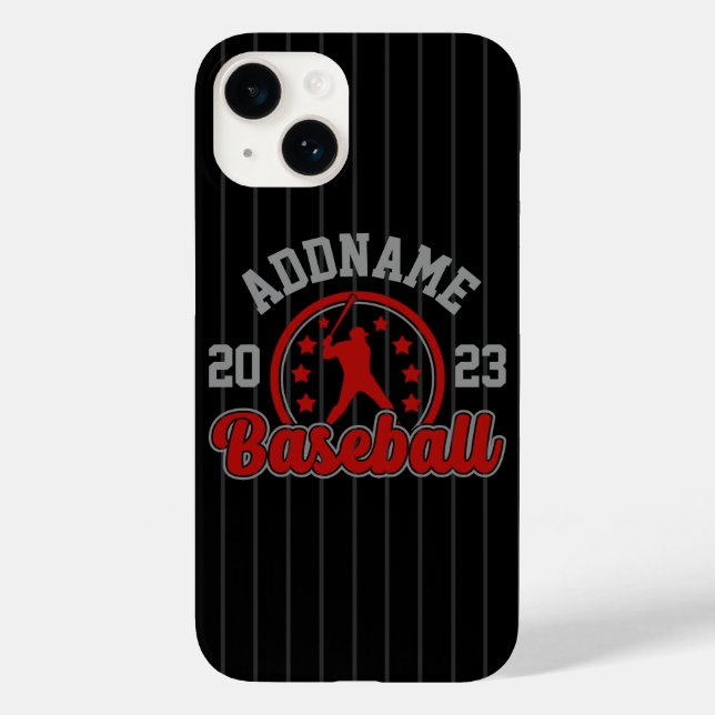 Personalized NAME Baseball Team Player Game Case-Mate iPhone Case (Back)
