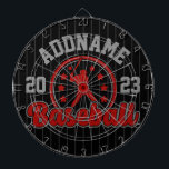 Personalized NAME Baseball Team Player Game Dart Board<br><div class="desc">Personalized ADD NAME Baseball Team Player Hobby or School Game design - Customize with your Name or Custom Text!</div>