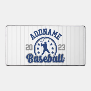Personalized NAME Baseball Team Player Game Desk Mat