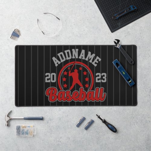 Personalized NAME Baseball Team Player Game Desk Mat