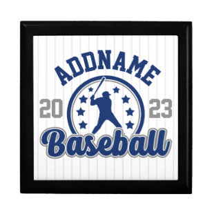 Personalized NAME Baseball Team Player Game Gift Box